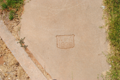 Anadarko Armory Sidewalk Stamp