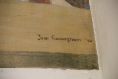 Mural, Poteau, OK "Cotton", Joan Cunningham, 1940, o/c, signature
