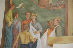 Mural, Poteau, OK "Cotton", Joan Cunningham, 1940, o/c, detail