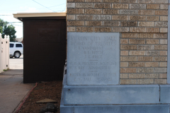 Yukon City Hall cornerstone