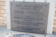 Yukon City Hall award plaque